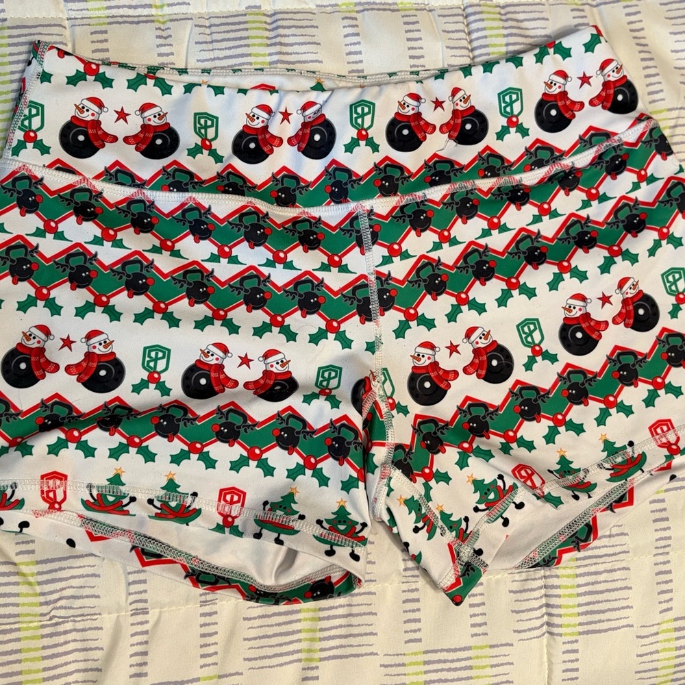 Born Primitive Festive Patterned Bike Shorts - image 1